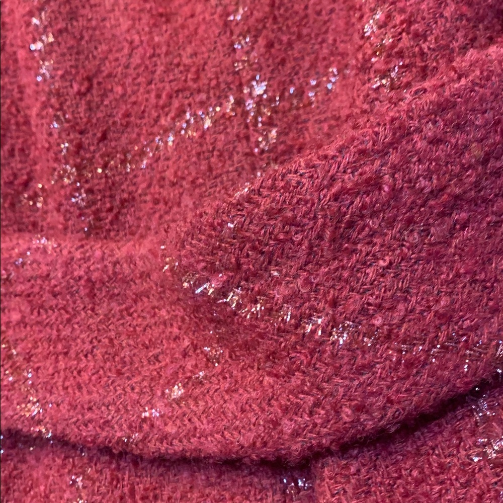 kate spade Red coat with sparkle - Picture 8 of 14